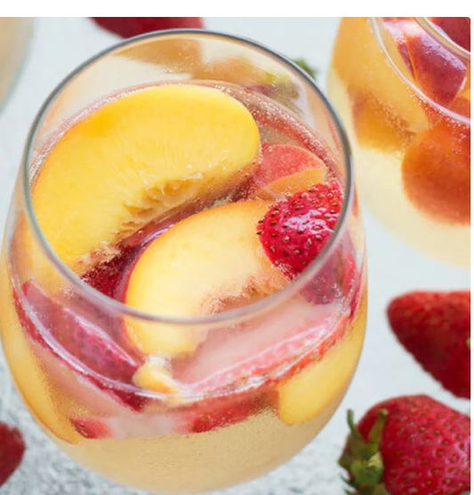 Strawberry Peach Champagne Hanging Car Diffuser