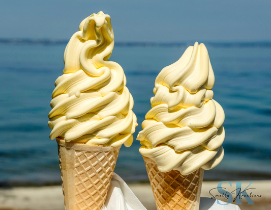 Vanilla Waffle Cone Sundae Hanging Car Diffuser